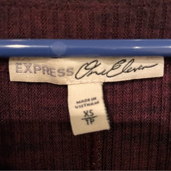 Purple Express off the Shoulder Top - Picture 2 of 2